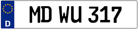 Truck License Plate